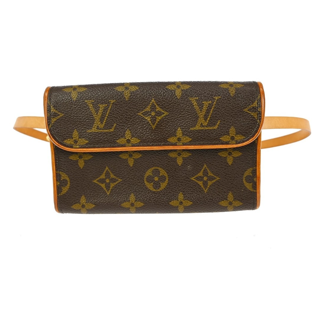 Louis Vuitton Monogram Pochette Florentine Small Canvas Bum Bag M51855: Louis Vuitton Monogram Pochette Florentine Small Canvas Bum Bag M51855 This Louis Vuitton Pochette Florentine bum bag features the signature monogram canvas leather exterior with a brown adjustable le