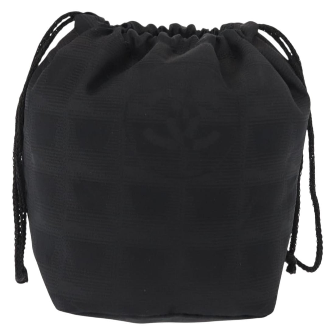 Chanel Nylon Travel Line Women's Pouch Black 12cm by 16cm by 10cm: Chanel Nylon Travel Line Women's Pouch Black 12cm by 16cm by 10cm This Chanel Travel Line pouch is crafted in black nylon, designed for women. It features a compact and practical size suitable for tra