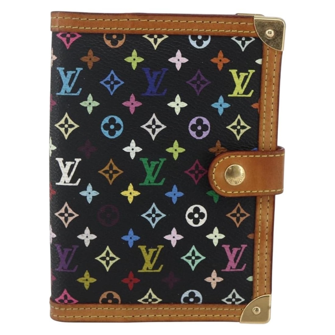 Louis Vuitton Multicolor Canvas Agenda Cover Black Spain (1 of 18)