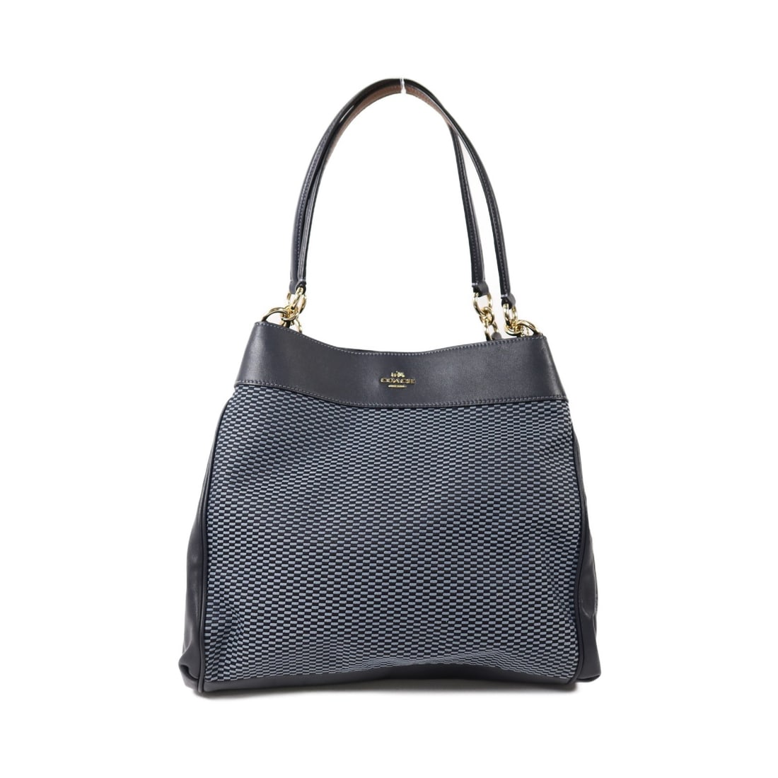 Legacy Lexy Shoulder Bag by Coach Blue Canvas Leather Gold Hardware: Legacy Lexy Shoulder Bag by Coach Blue Canvas Leather Gold Hardware This COACH Legacy Lexy Tote is a stylish shoulder bag crafted from blue canvas with leather accents. It features a spacious interior