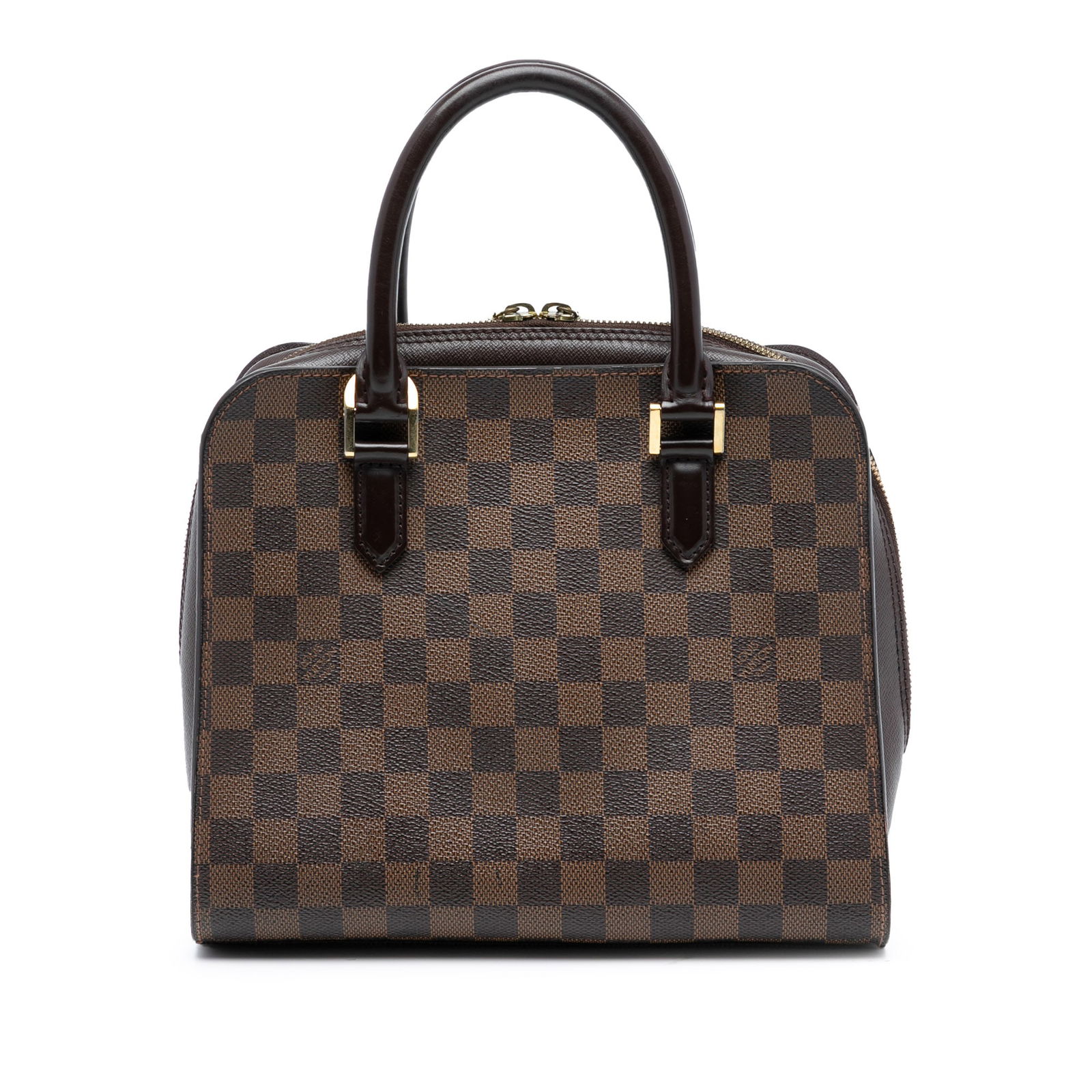 Louis Vuitton Triana Handbag in Damier Ebene Canvas with Leather Trim (1 of 7)