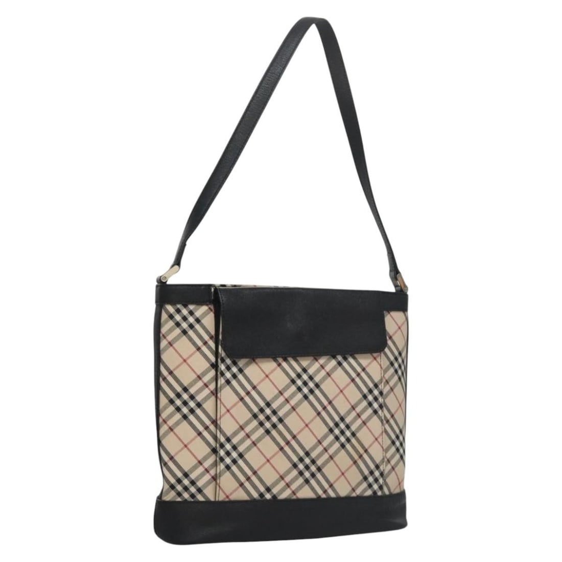 Burberry Nova Check Canvas Shoulder Bag Beige 26cm by 25cm by 8cm (1 of 18)