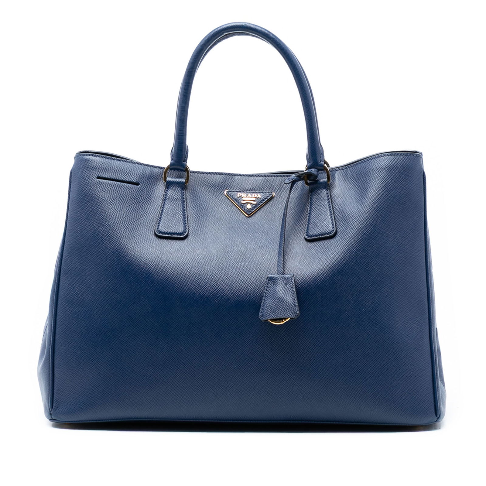 Prada Galleria Tote Blue Large Saffiano Leather Handbag (1 of 7)