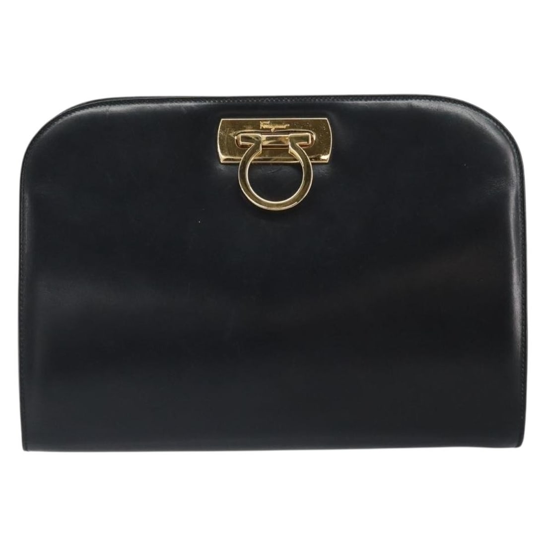 Salvatore Ferragamo Leather Gancini Chain Shoulder Bag Vintage (1 of 18)