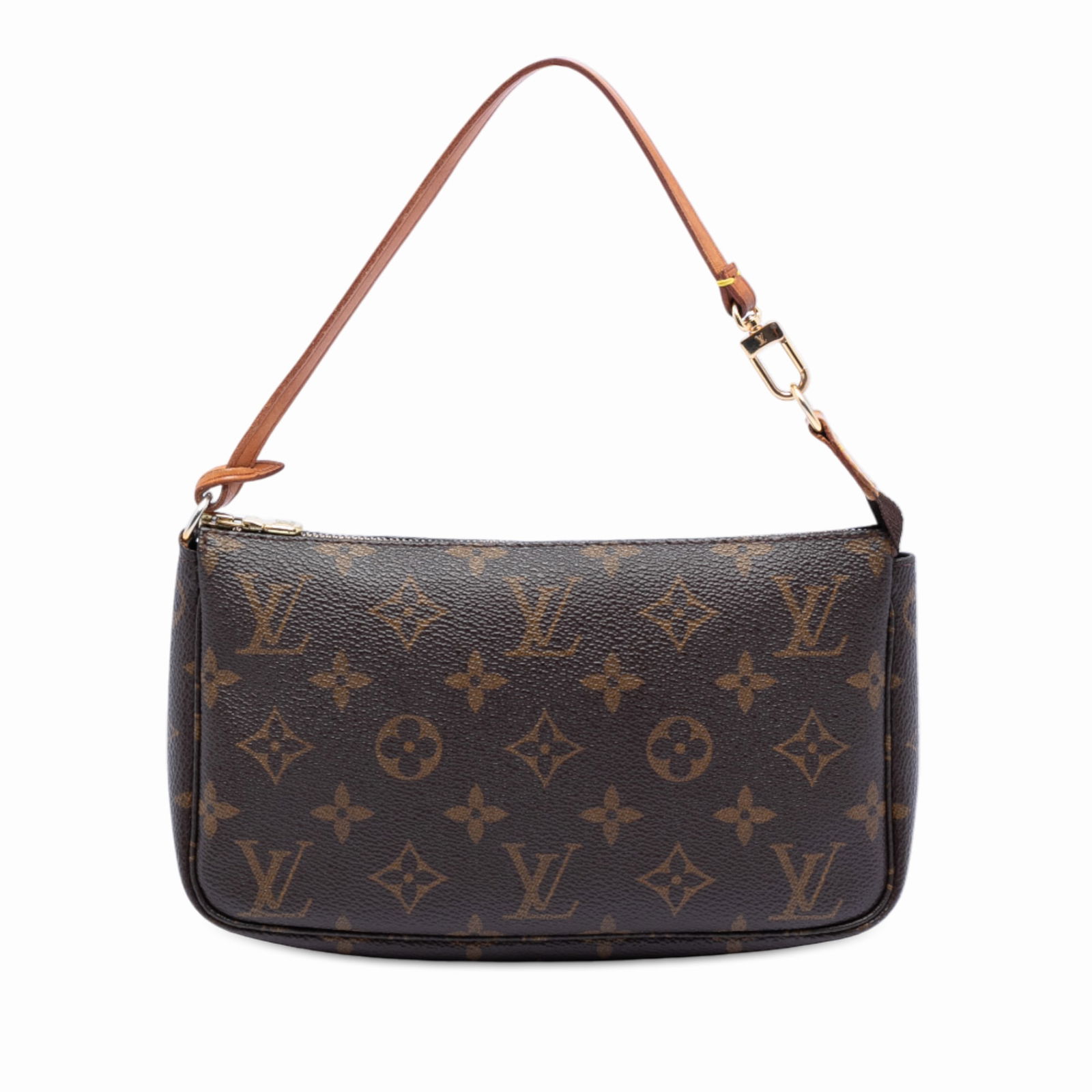 Louis Vuitton Pochette Accessoires Monogram Canvas Brown Shoulder Bag (1 of 8)