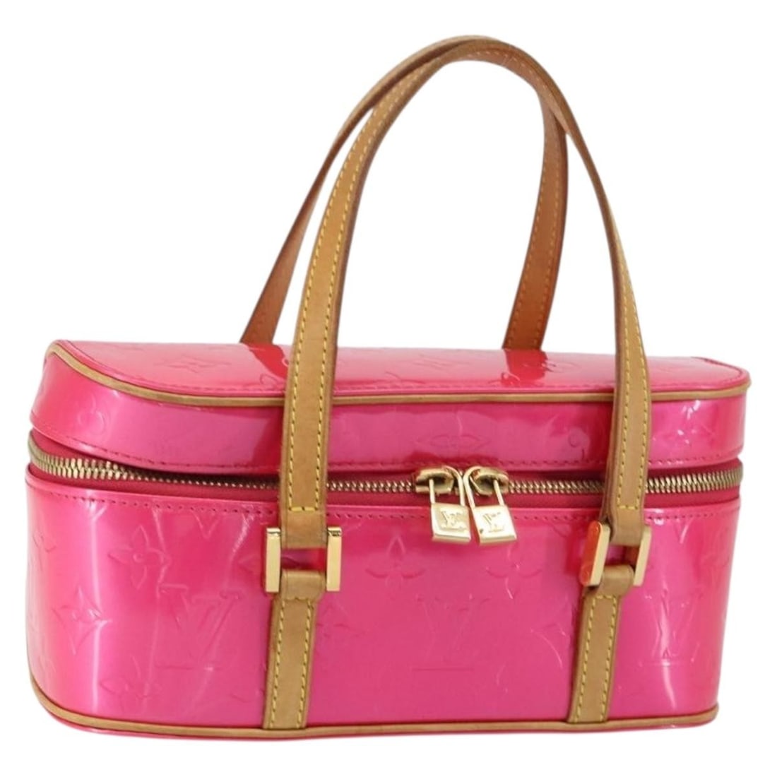 Sullivan Horizontal Pink Patent Leather Bag by Louis Vuitton Monogram Vernis (1 of 18)