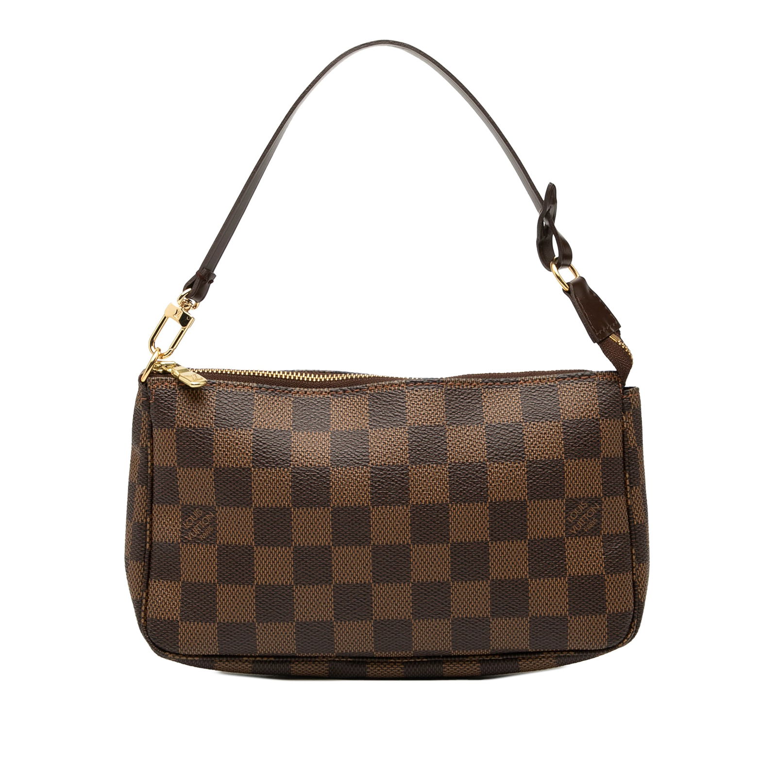 Louis Vuitton Damier Ebene Canvas Pochette Accessoires Handbag Brown (1 of 7)