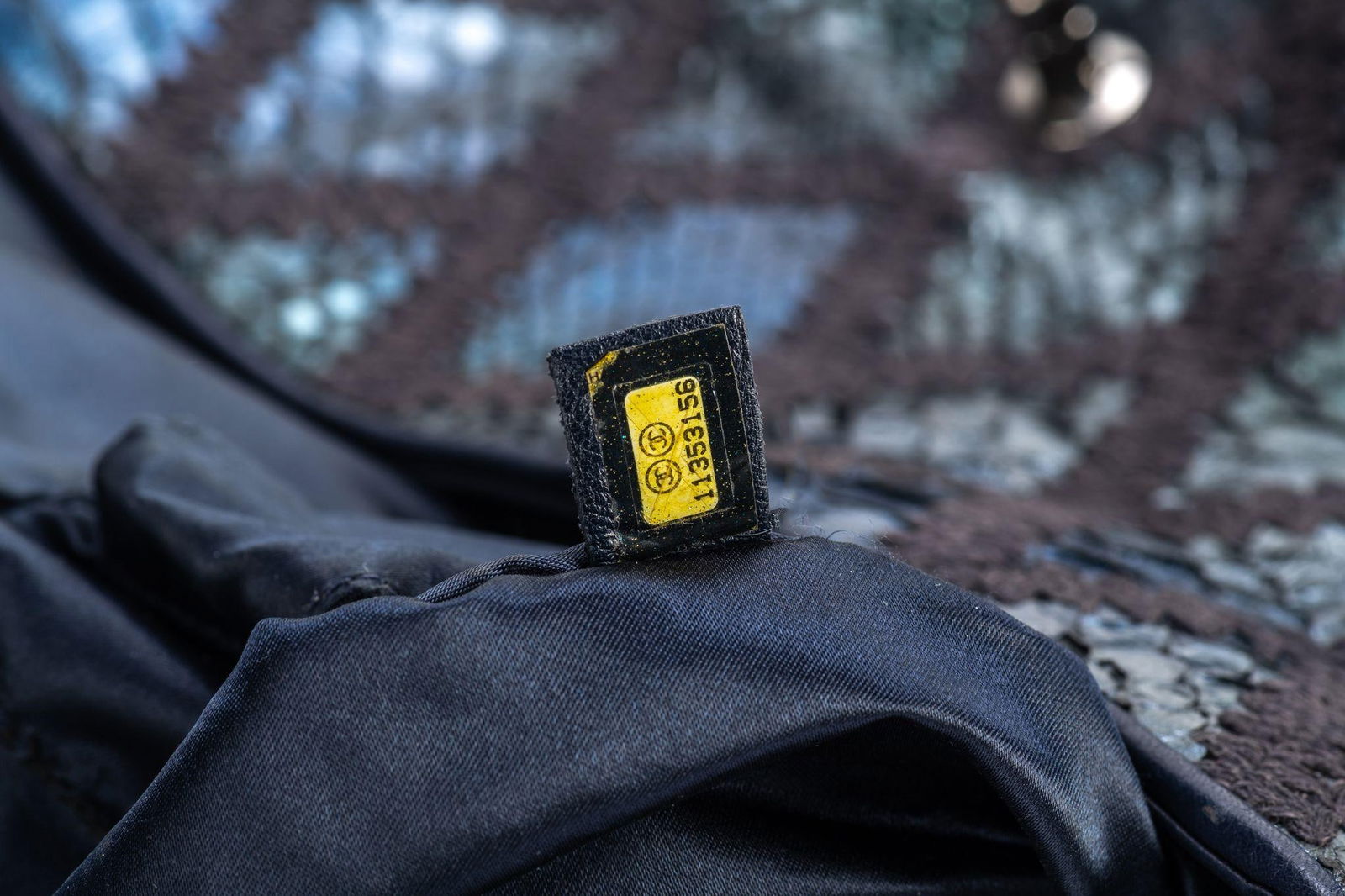 Chanel Maxi Python Bag Navy Blue Collection 11 Authentic - 14