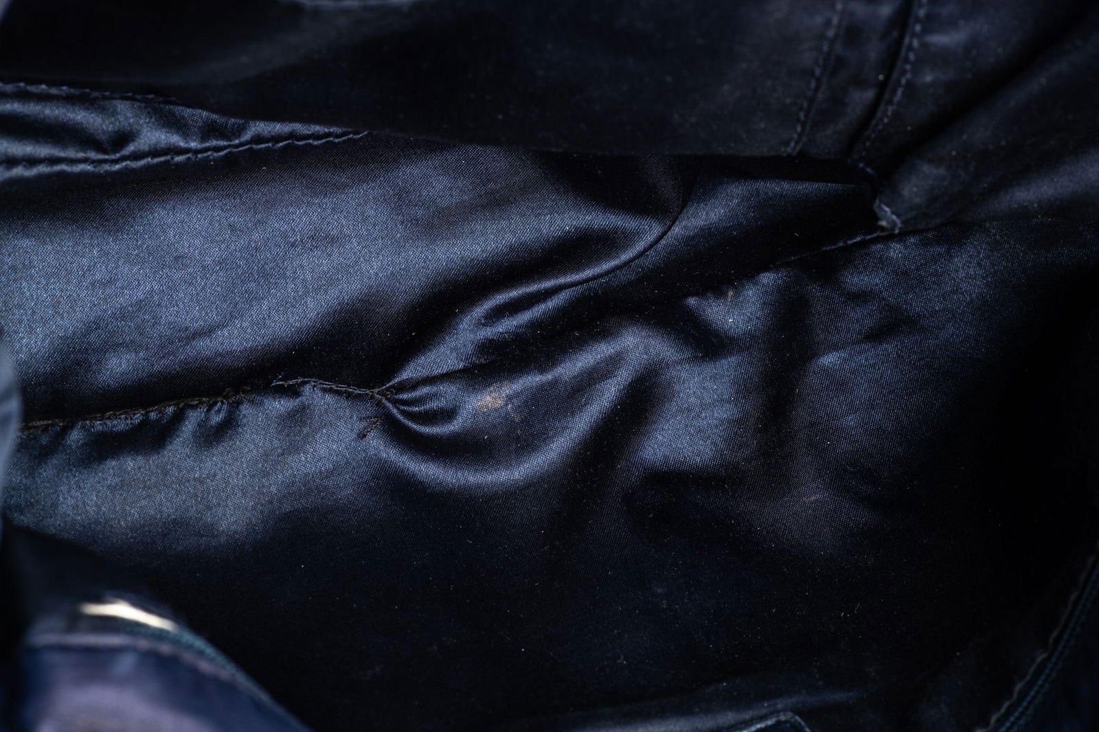 Chanel Maxi Python Bag Navy Blue Collection 11 Authentic - 15