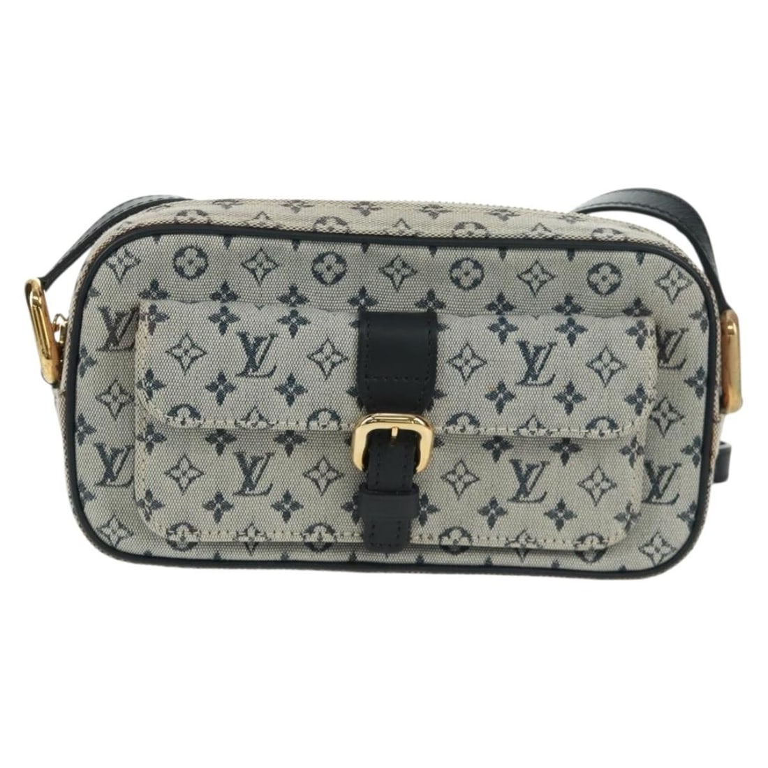 Louis Vuitton Mini Juliette Canvas Crossbody Bag Blue 21cm: Louis Vuitton Mini Juliette Canvas Crossbody Bag Blue 21cm This Louis Vuitton Juliette Mini Lin crossbody bag for women features a blue canvas exterior with leather accents, designed for compact daily