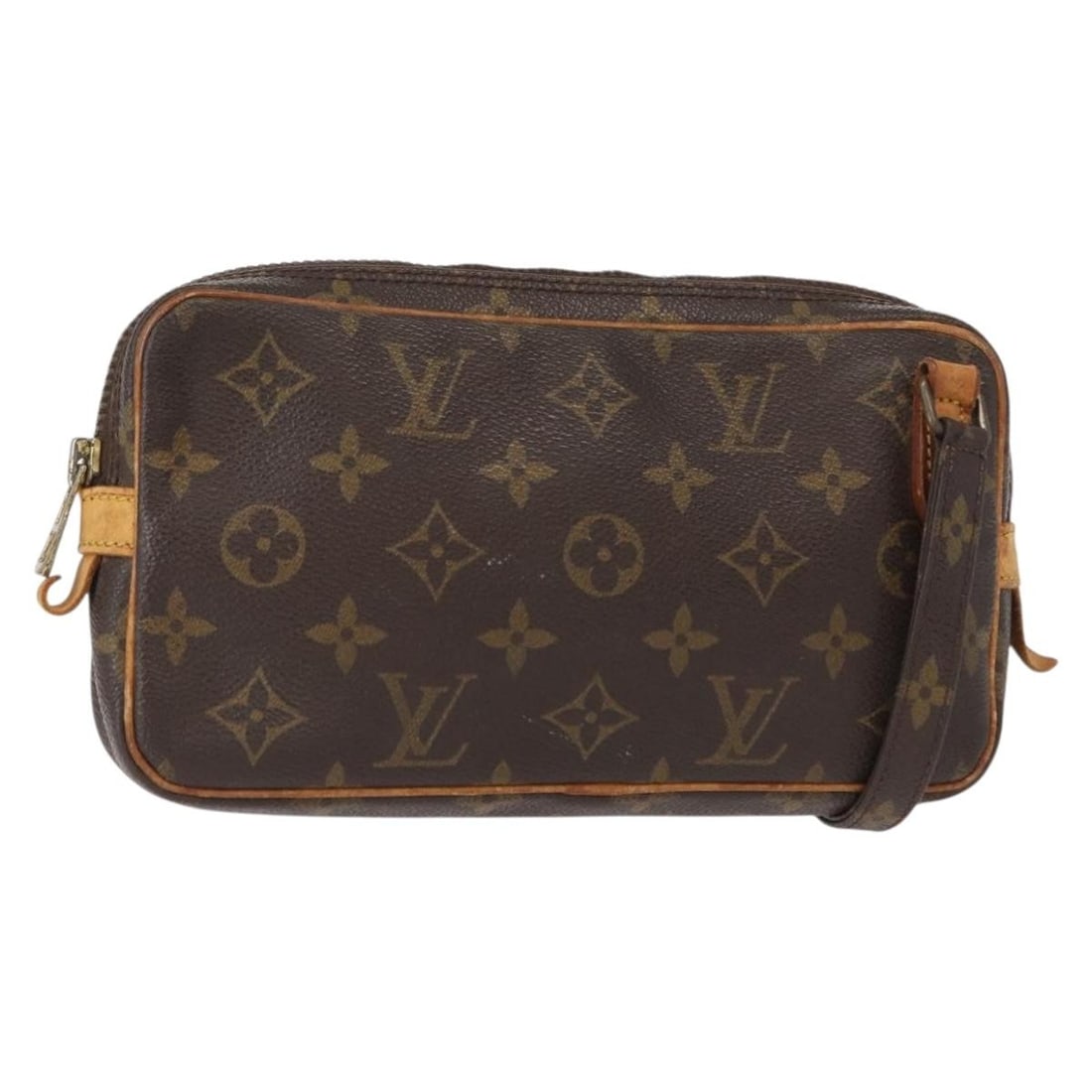 Pochette Marly Bandouliere Shoulder Bag Louis Vuitton Monogram Canvas: Pochette Marly Bandouliere Shoulder Bag Louis Vuitton Monogram Canvas The Louis Vuitton Pochette Marly Bandouliere Bag showcases the iconic monogram canvas in a compact and functional design. Tailored