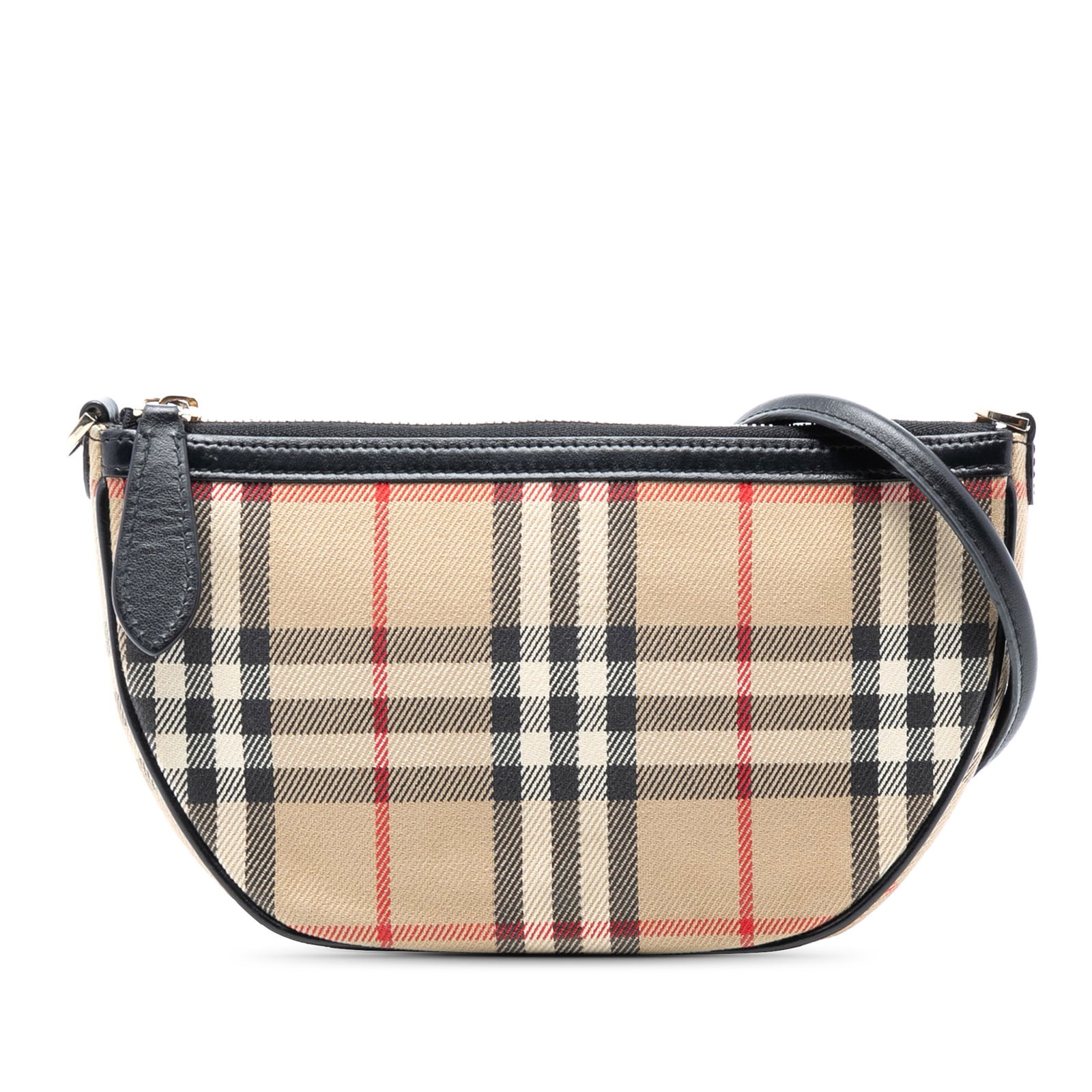 Olympia Shoulder Bag in House Check Canvas with Leather Trim by Burberry (1 of 7)