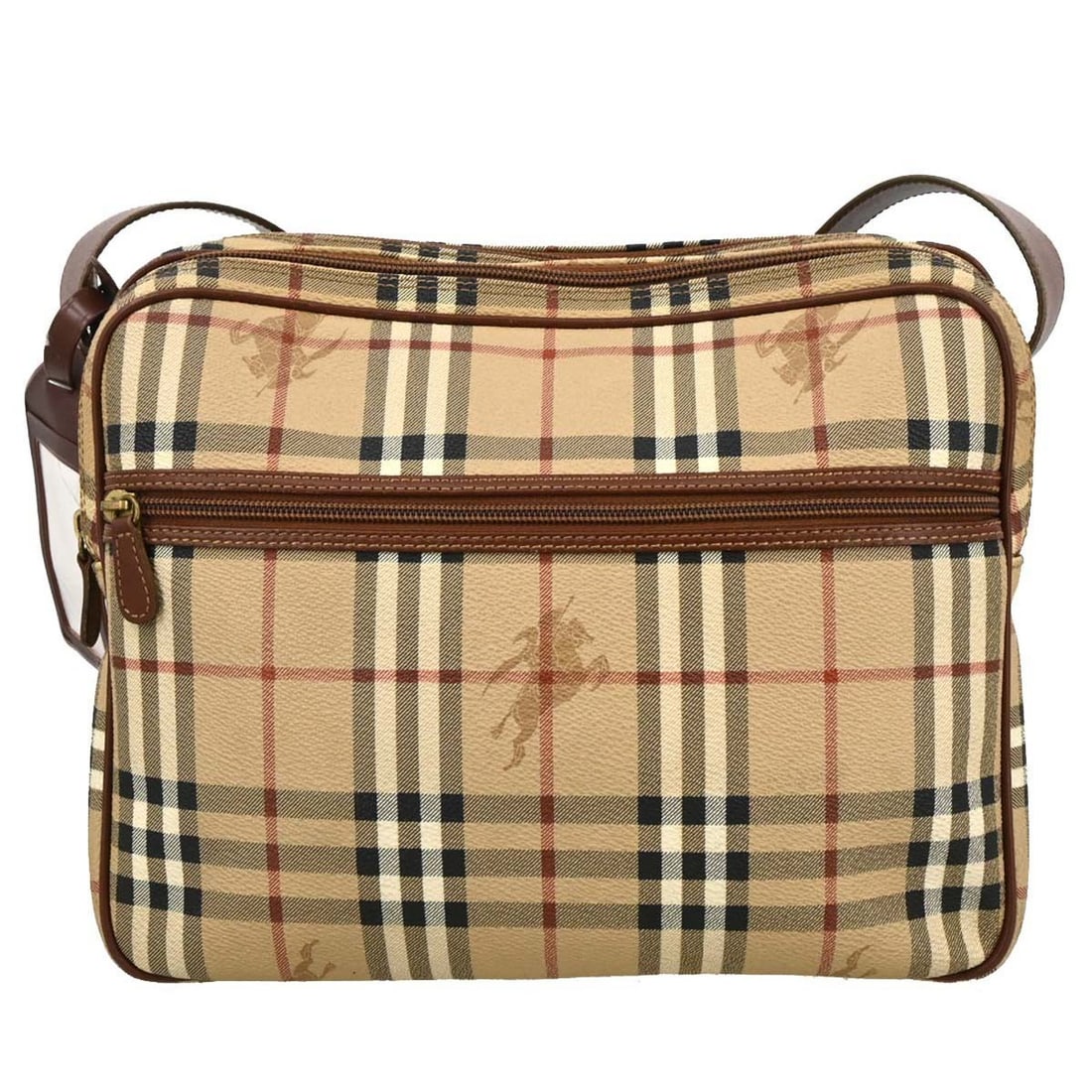 Burberry House Check Beige Crossbody Shoulder Bag: Burberry House Check Beige Crossbody Shoulder Bag This Burberry Beige House Check Shoulder Bag is a stylish and functional accessory, perfect for casual occasions. Made from durable PVC leather, the b