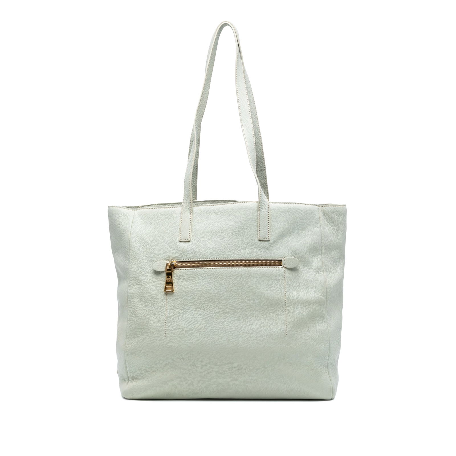 Prada Vitello Daino White Leather Tote Bag (1 of 6)