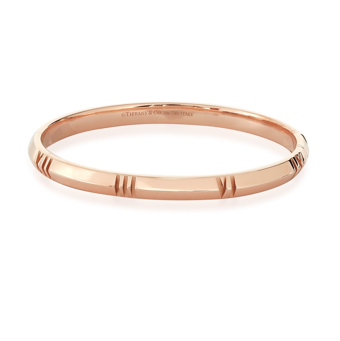 Atlas 18k Rose Gold Women's Bracelet by Tiffany with 6 Inch Length (1 of 4)