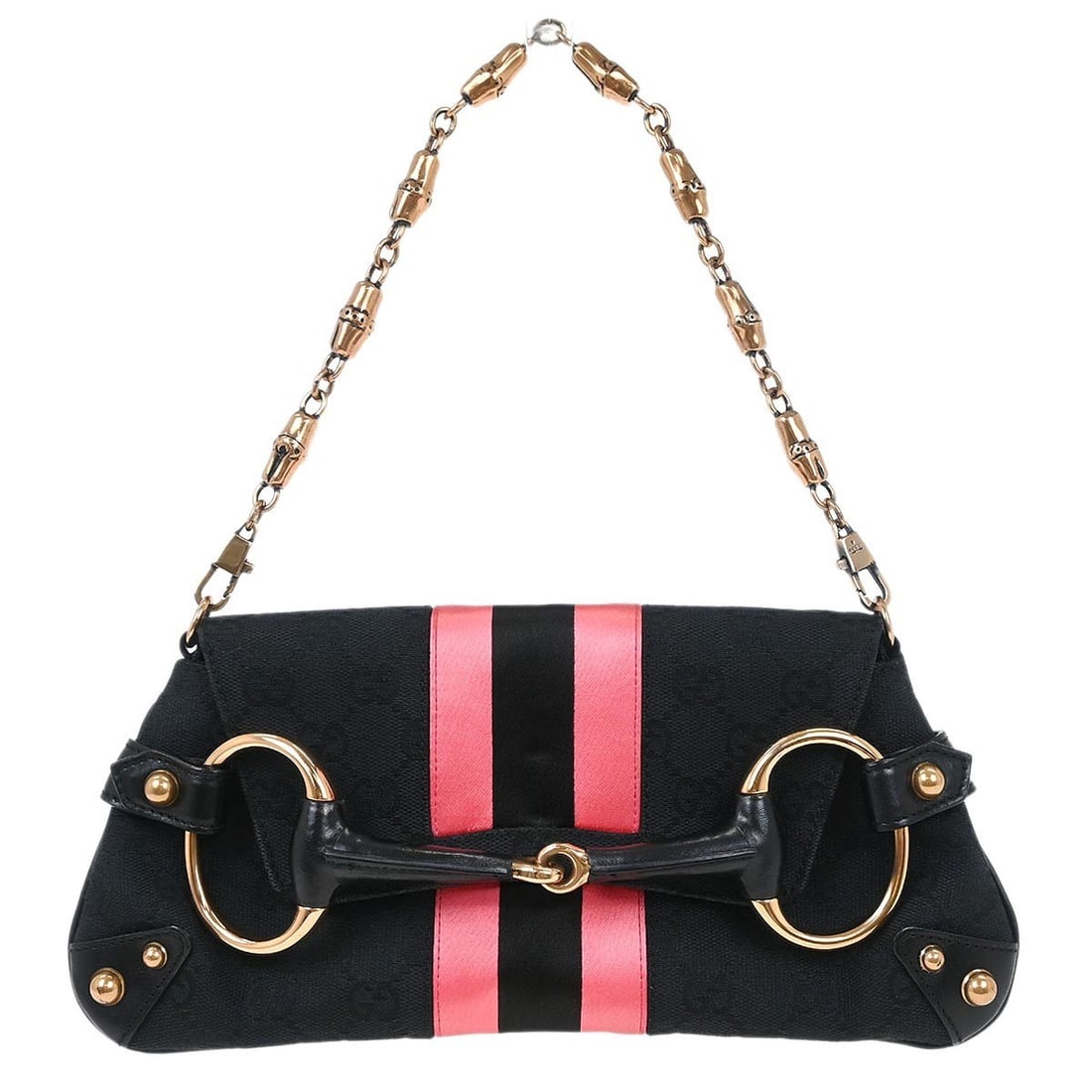 Gucci Black Canvas GG Top Handle Handbag 129497 205118: Gucci Black Canvas GG Top Handle Handbag 129497 205118 This vintage Gucci handbag combines classic style with functionality. Crafted from durable black canvas leather, it features a small top handle d