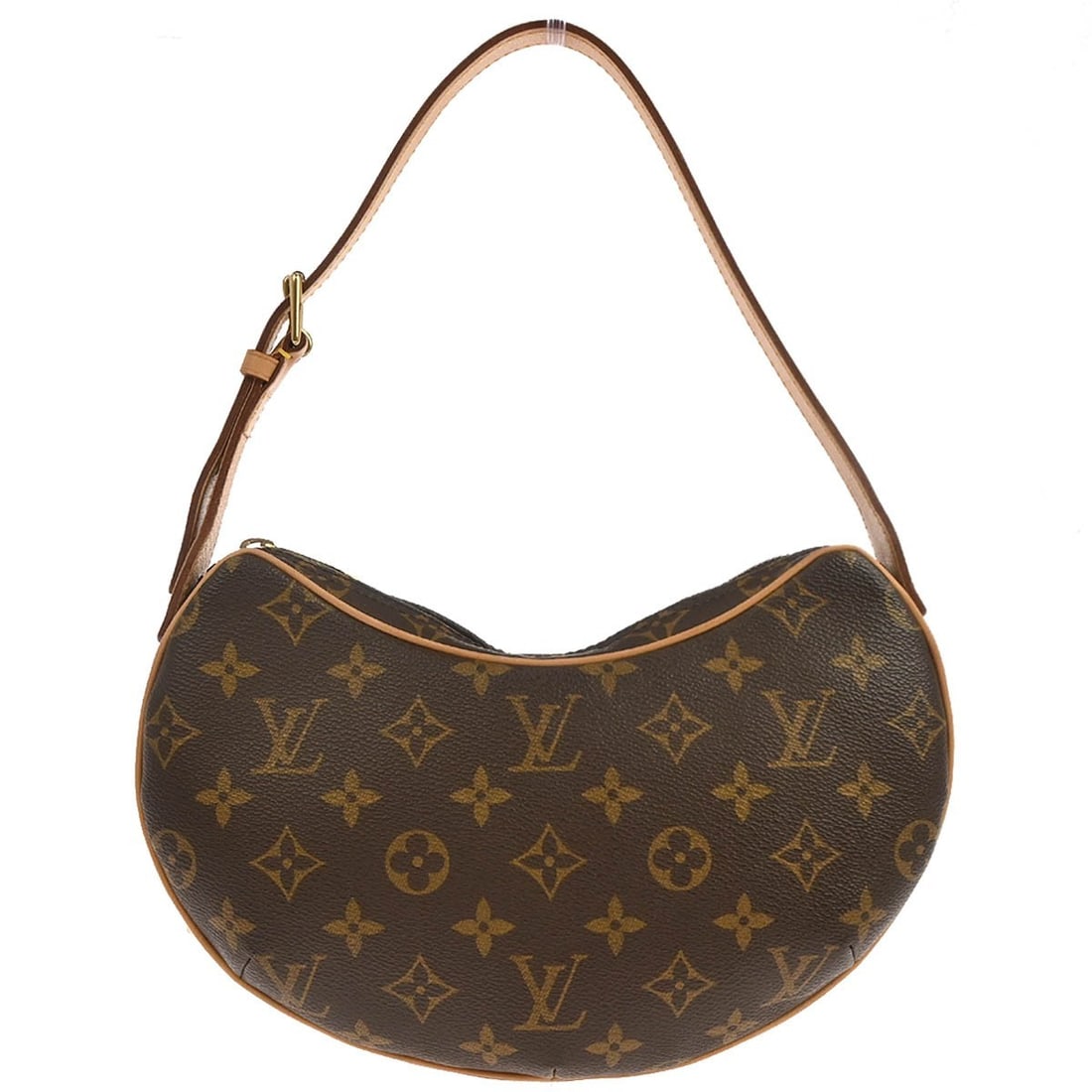 Louis Vuitton Croissant PM Monogram Canvas Brown Small Hobo Bag M51510: Louis Vuitton Croissant PM Monogram Canvas Brown Small Hobo Bag M51510 This Louis Vuitton Monogram Croissant PM handbag features the iconic monogram canvas leather exterior in brown with logo accents