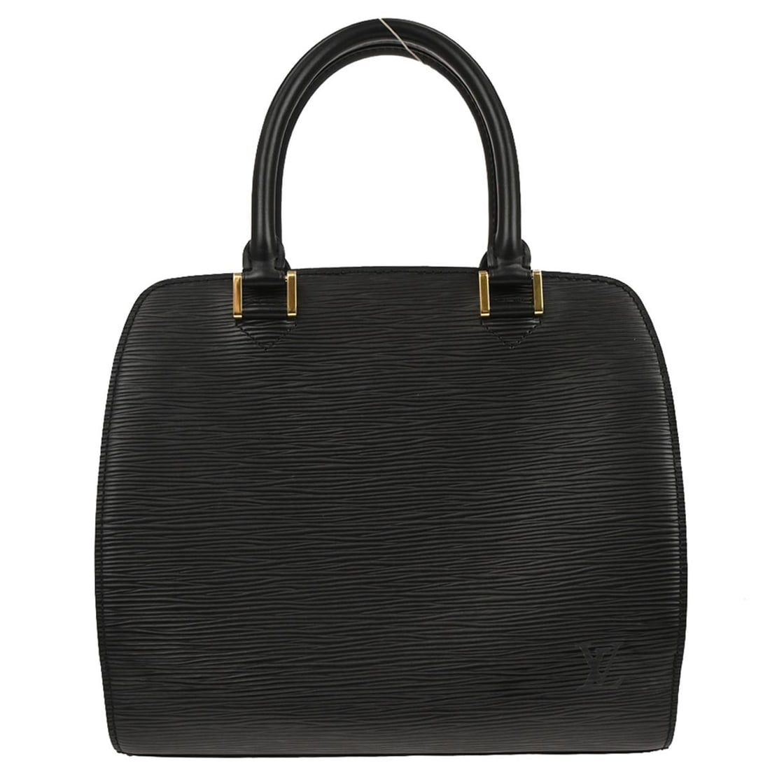 Louis Vuitton Epi Leather Pont Neuf Satchel Black Double Handle M52052: Louis Vuitton Epi Leather Pont Neuf Satchel Black Double Handle M52052 This Louis Vuitton Pont Neuf satchel features the brand's signature Epi leather in classic black. The medium-sized bag is designe