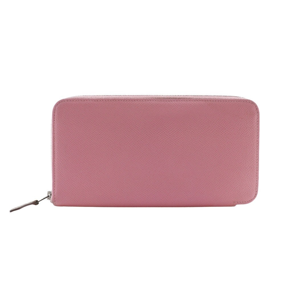 Hermes Azap Pink Leather Zip Wallet for Women (1 of 12)