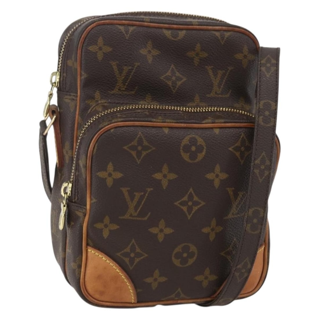 Louis Vuitton Amazone Canvas Crossbody Bag 15cm by 21cm by 8cm (1 of 18)