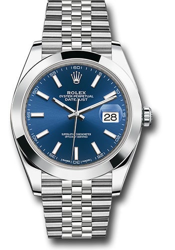 Rolex Datejust 126300 Blue Dial D-Link Jubilee Bracelet 2018 Card (1 of 6)