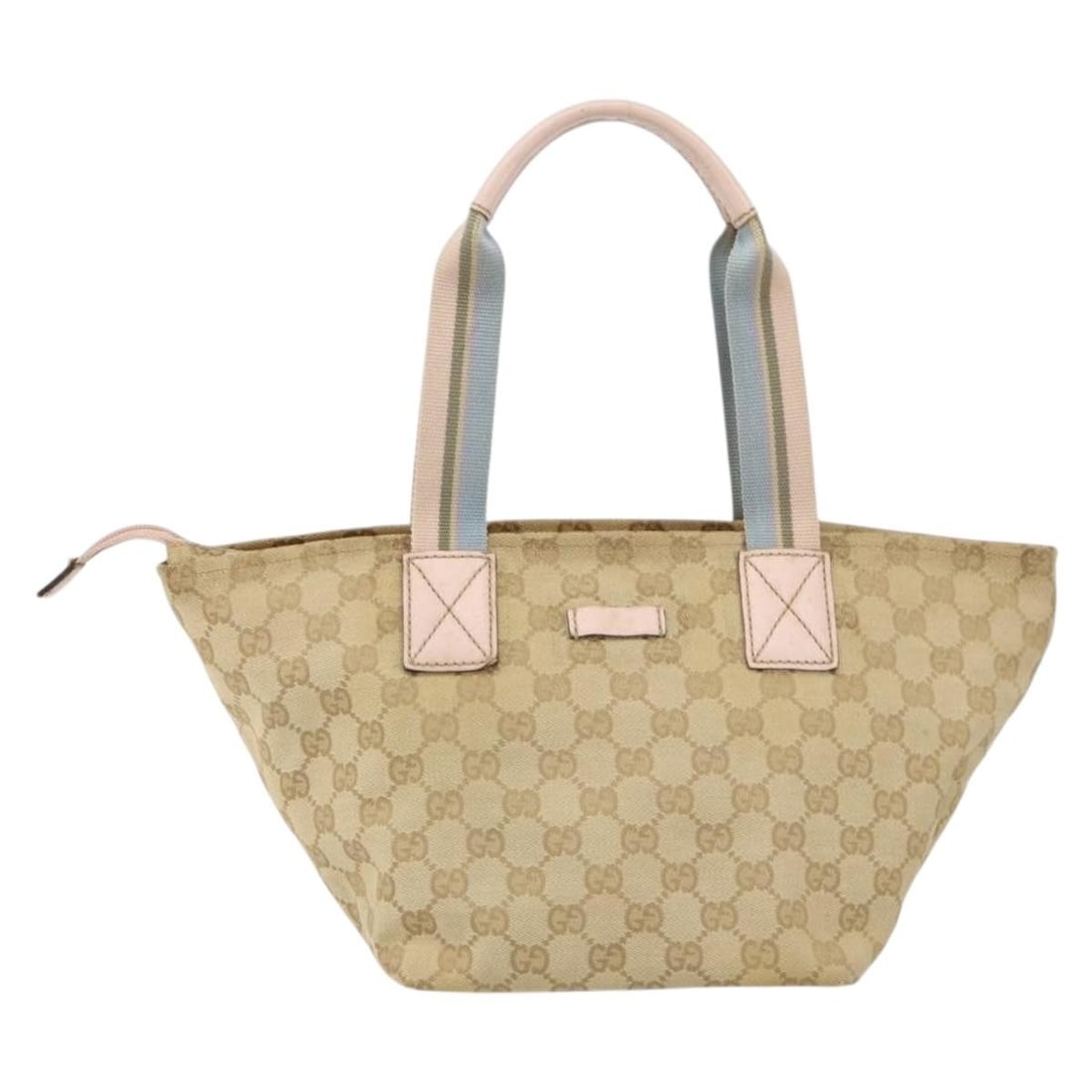 Beige Gucci GG Canvas Zip Tote Handbag 17cm by 20cm by 17cm (1 of 18)