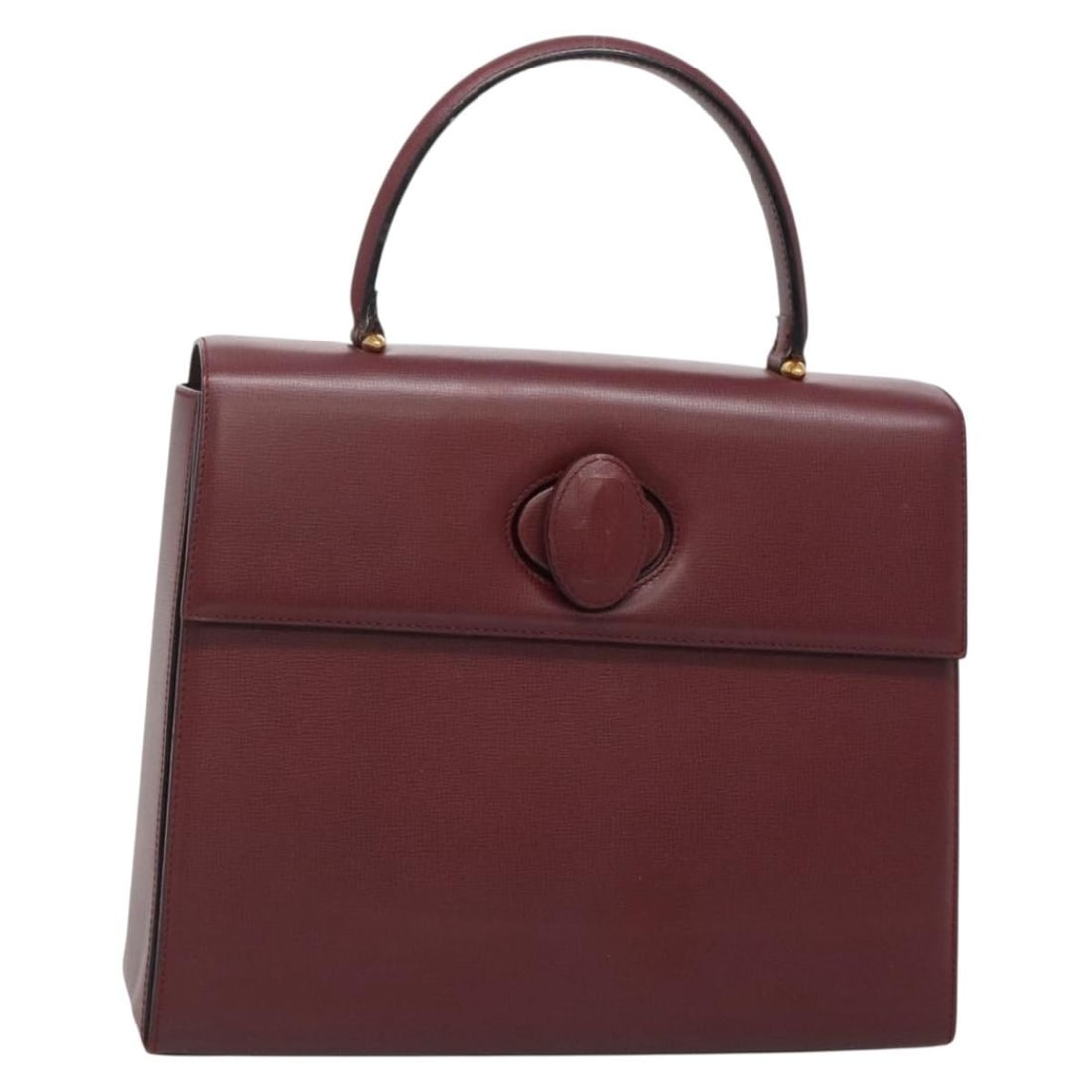 Burgundy Leather Handbag Must De Cartier for Women by Cartier (1 of 18)