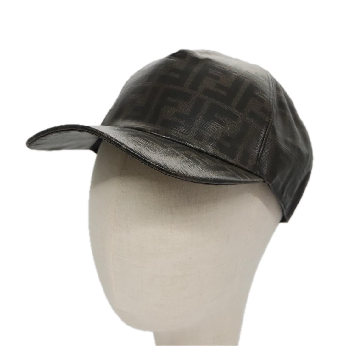 FENDI Zucca Canvas Cap Black Brown Made in Italy: FENDI Zucca Canvas Cap Black Brown Made in Italy Elevate your style with this authentic FENDI Zucca Canvas Cap, distinguished by its iconic black and brown Zucca pattern. Crafted in Italy, this cap co