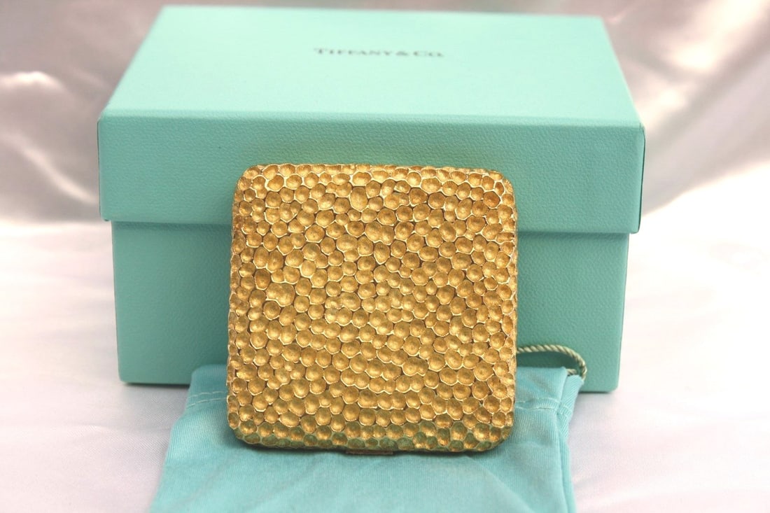 Tiffany 18k Gold Picture Frame with Original Box and Bag - 3