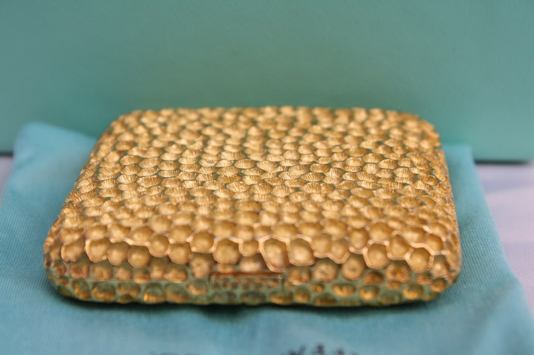 Tiffany 18k Gold Picture Frame with Original Box and Bag - 4