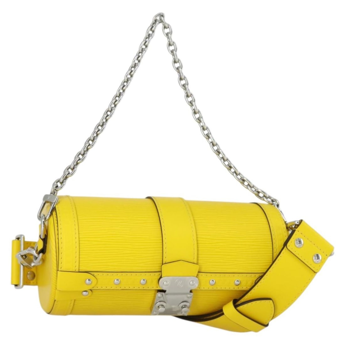 Yellow Epi Leather Papillon Trunk Shoulder Bag by Louis Vuitton M58647 (1 of 18)