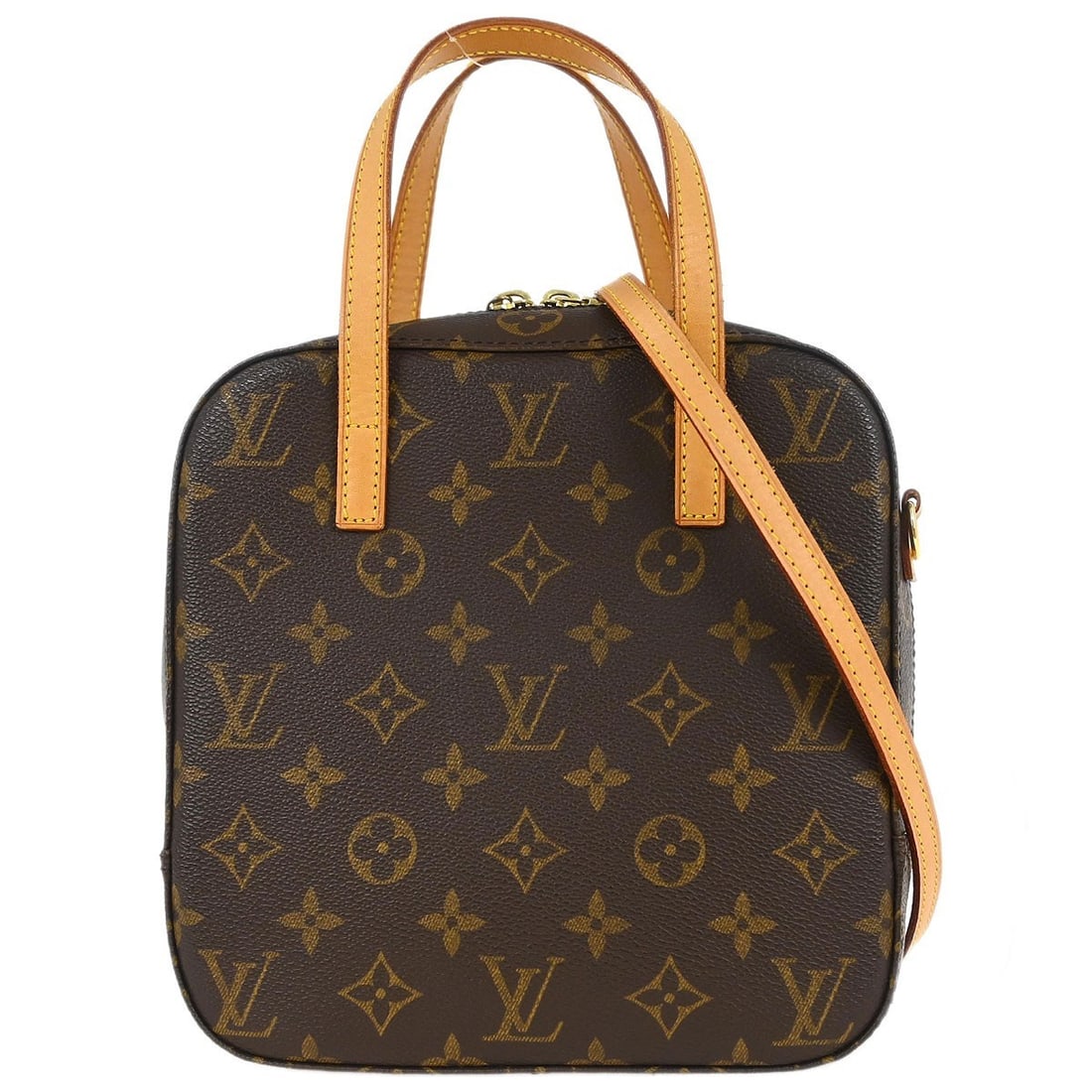 Louis Vuitton Monogram Spontini Shoulder Handbag M47500 Leather (1 of 10)