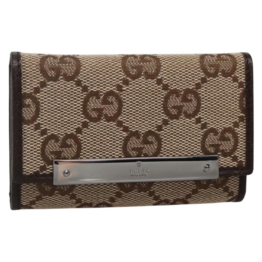 GUCCI GG Canvas Key Case Beige 127048 1147 Authentic Made in Italy: GUCCI GG Canvas Key Case Beige 127048 1147 Authentic Made in Italy This GUCCI GG Canvas Key Case is a stylish and functional accessory, crafted in Italy from high-quality GG canvas in a sophisticated