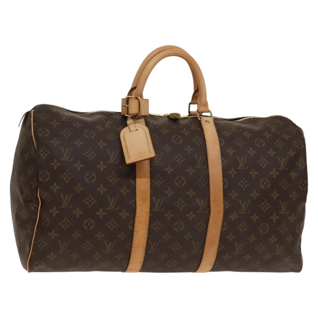 Louis Vuitton Monogram Canvas Keepall 50 Travel Duffel Bag (1 of 18)