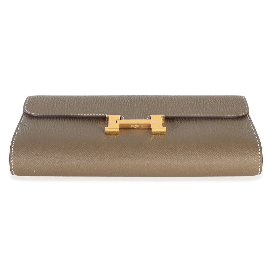 Hermes Constance Wallet To Go in Etoupe Epsom Leather with Gold Hardware - 5
