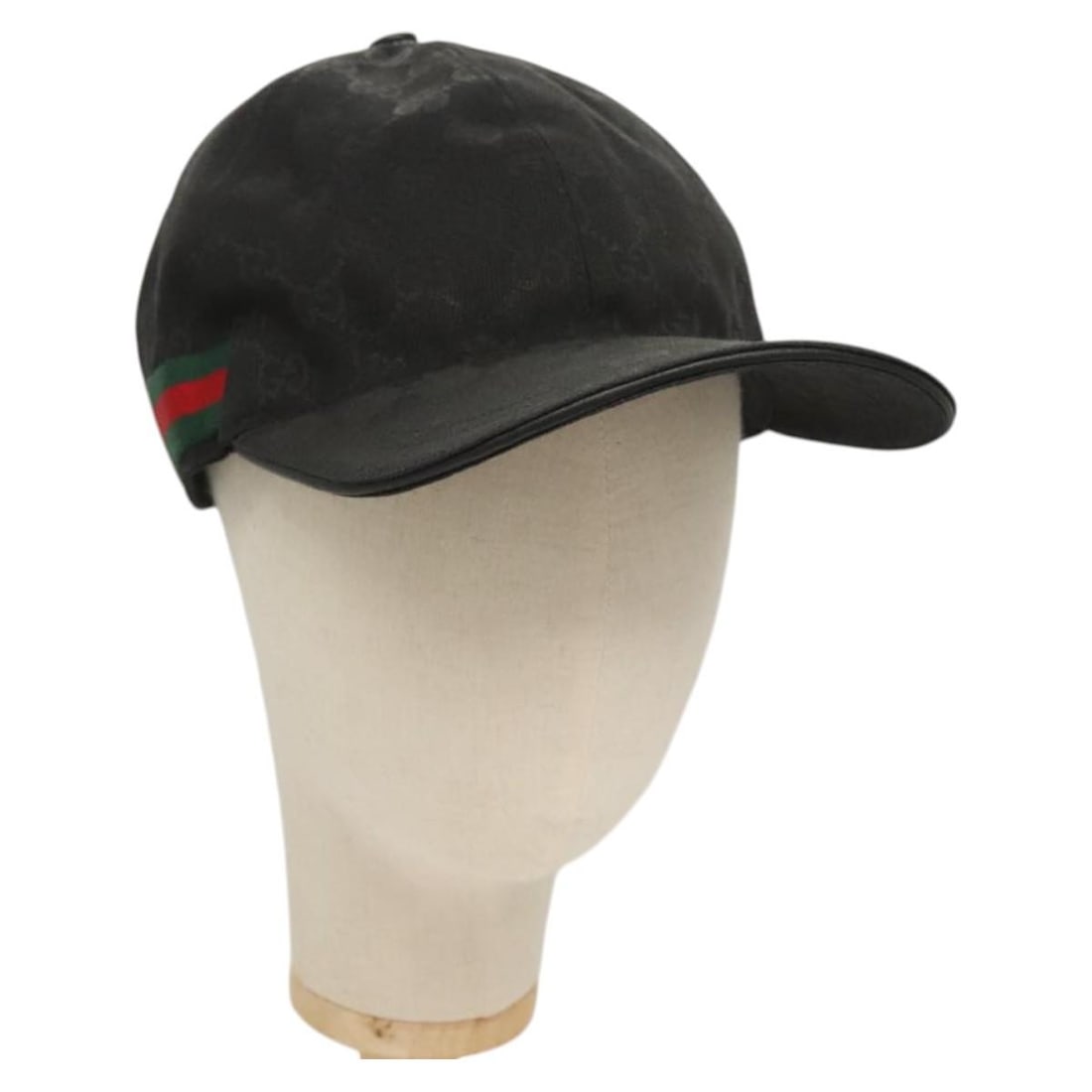 GUCCI Web Sherry Line Canvas Hat Black Green Red 200035 Auth: GUCCI Web Sherry Line Canvas Hat Black Green Red 200035 Auth This GUCCI Web Sherry Line Hat showcases a stylish combination of black, green, and red in a classic design. Crafted from durable canvas, t