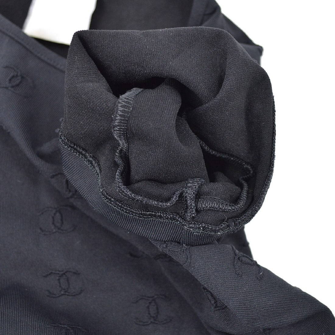 Chanel Black Round Neck Short Sleeve Top Casual T-Shirt - 8