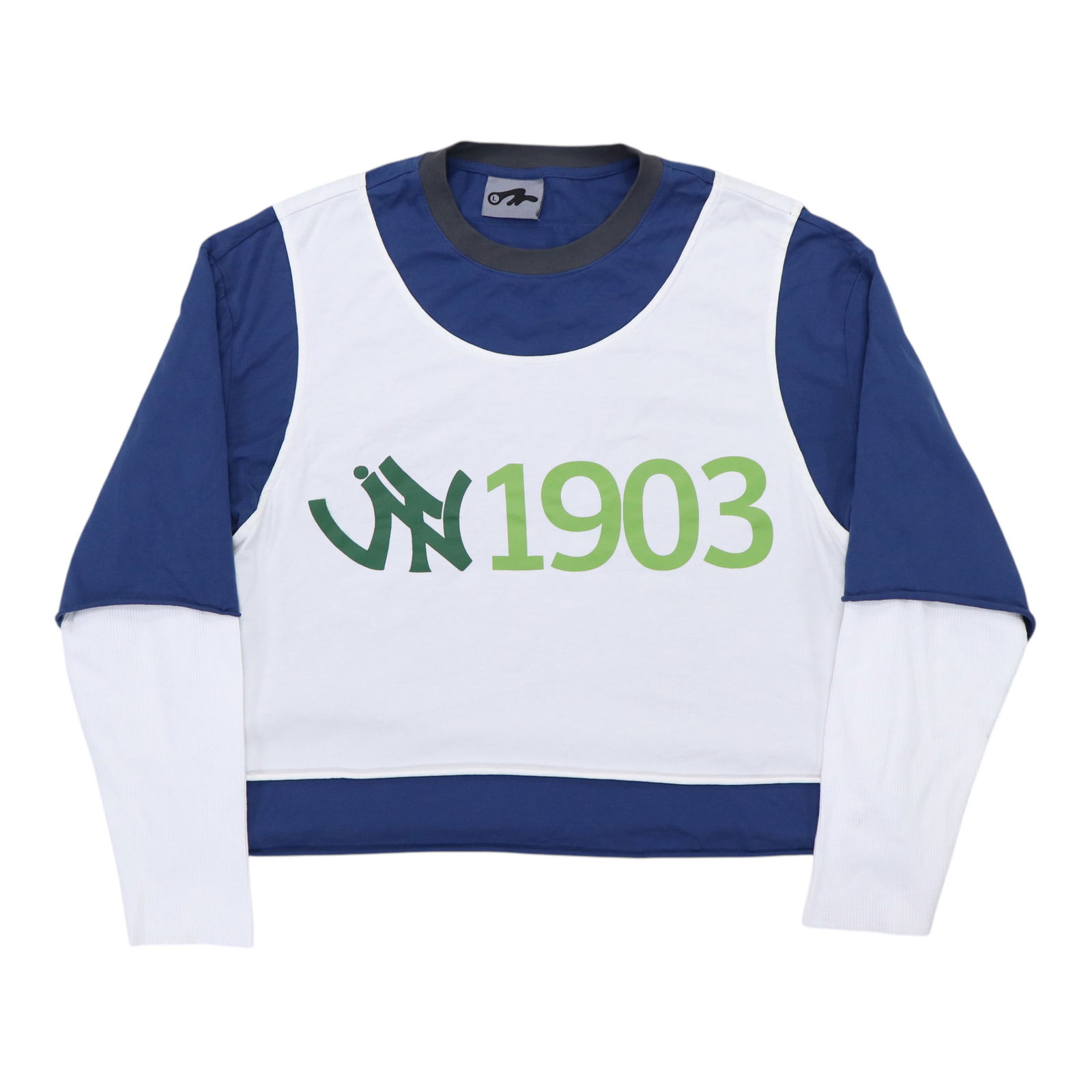 Blue Triple Layer Insulated Thermal Shirt for Cold Weather: Blue Triple Layer Insulated Thermal Shirt for Cold Weather This OTW Triple Layer Blue Thermal Shirt is designed for durability and warmth, featuring a heavyweight triple-layer construction for superio