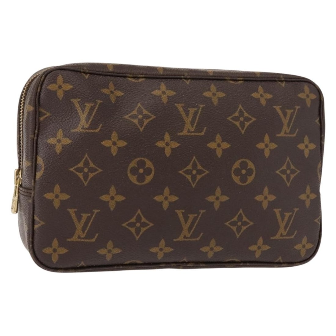 LOUIS VUITTON Monogram Trousse Toilette 23 Clutch Bag M47524 Authentic (1 of 18)