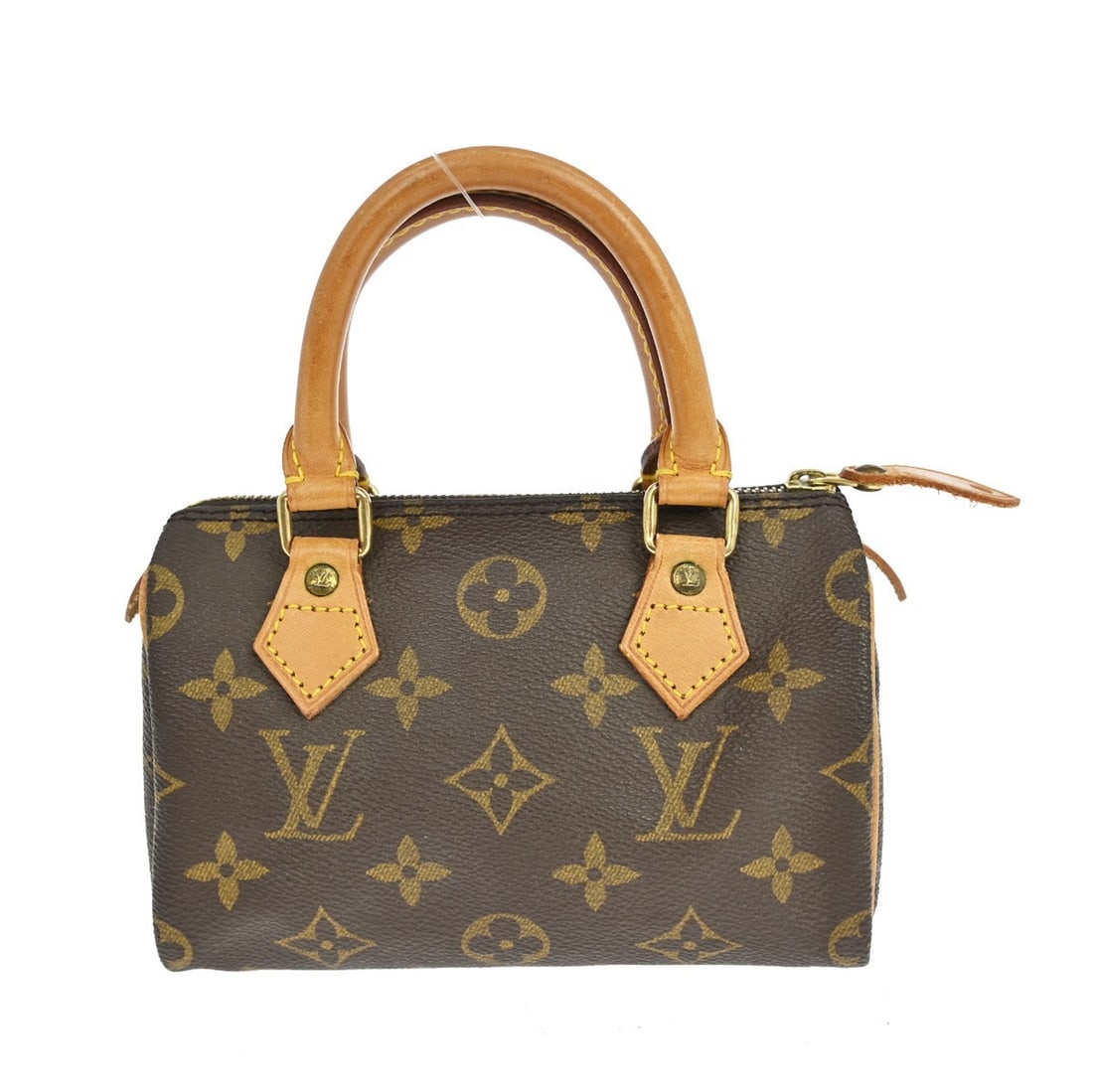 Louis Vuitton Mini Speedy Monogram Canvas Brown Handbag M41534 (1 of 15)