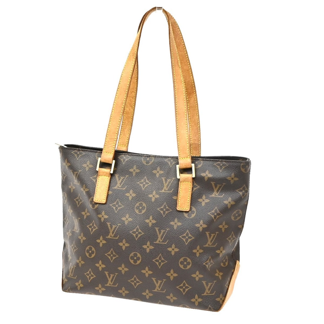 Louis Vuitton Cabas Piano Leather Tote Brown 27cm (1 of 17)
