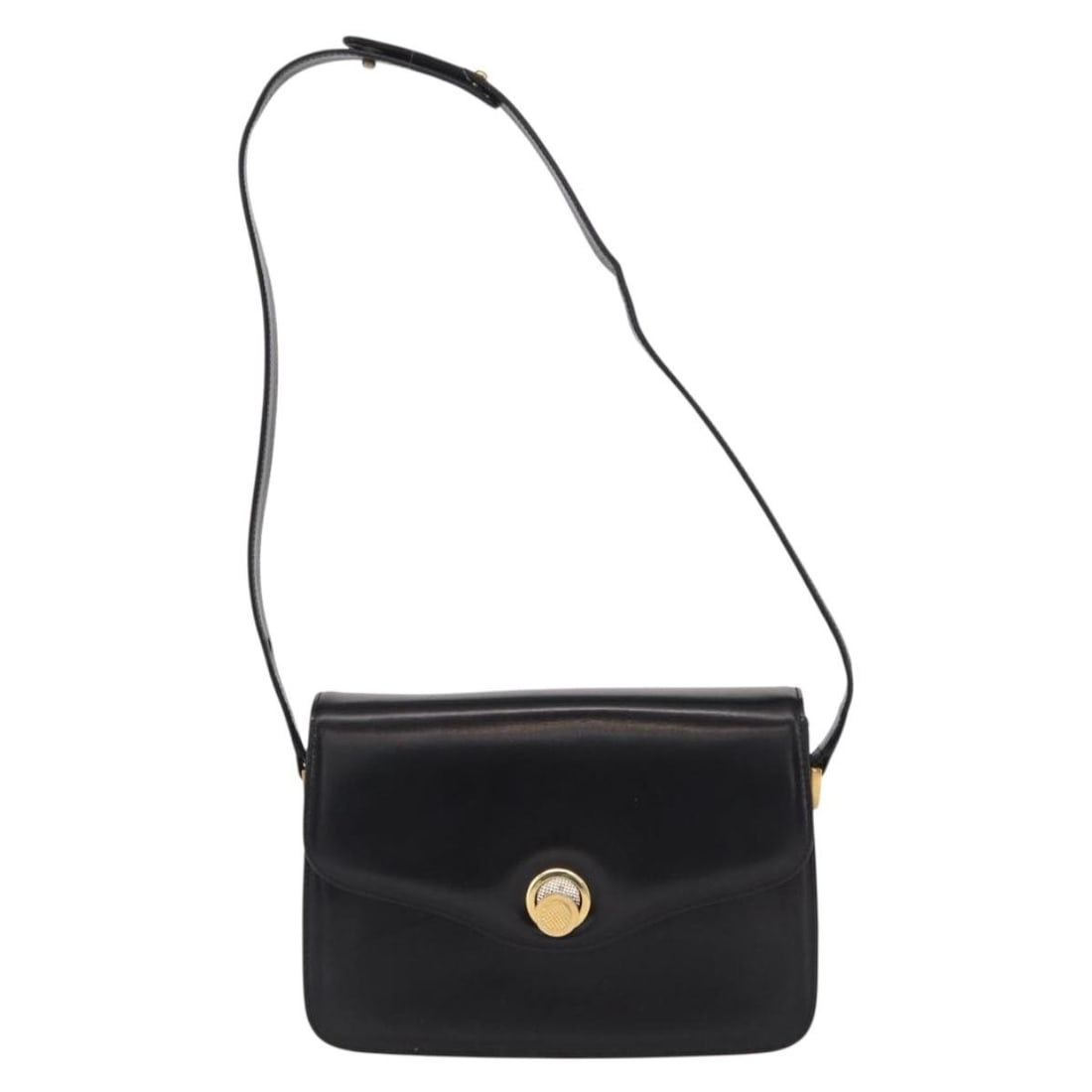 Leather Gucci Black Shoulder Bag Vintage Style for Women (1 of 18)