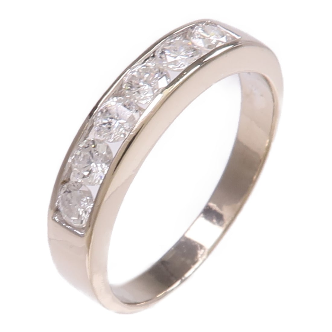 White Gold US 8.5 Diamond Ring in 18K Setting (1 of 11)