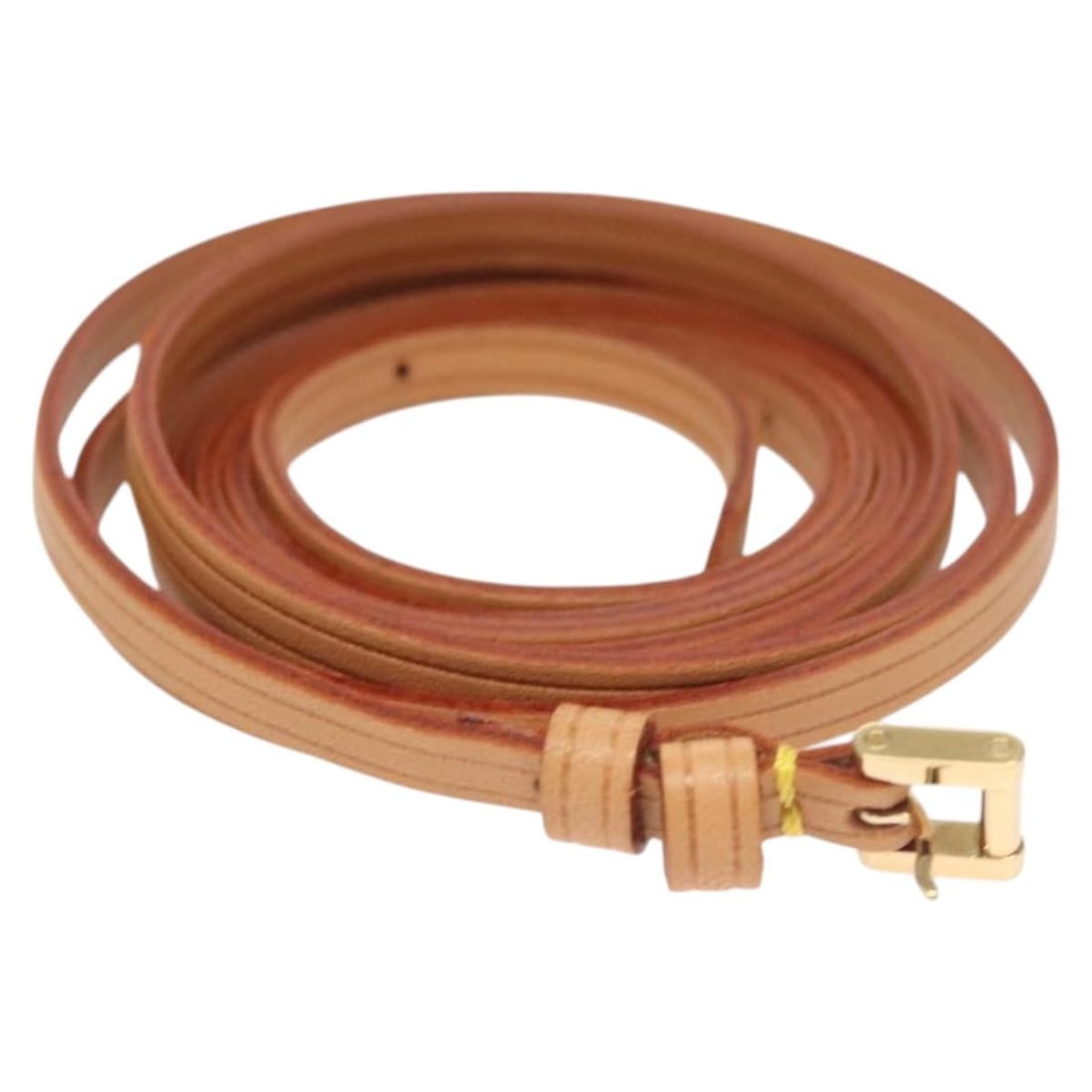 Louis Vuitton Leather Strap 50 Inch Beige Authenticated (1 of 8)