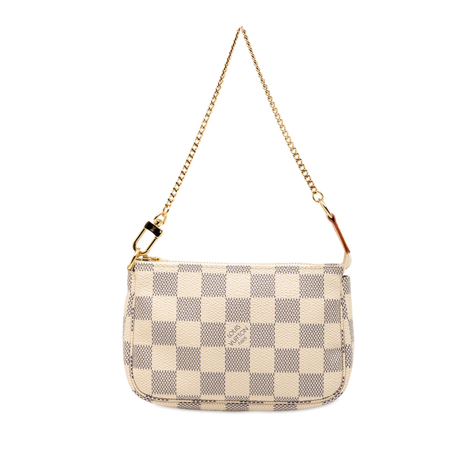 Louis Vuitton Mini Bag in Damier Azur Canvas with Chain Strap (1 of 7)