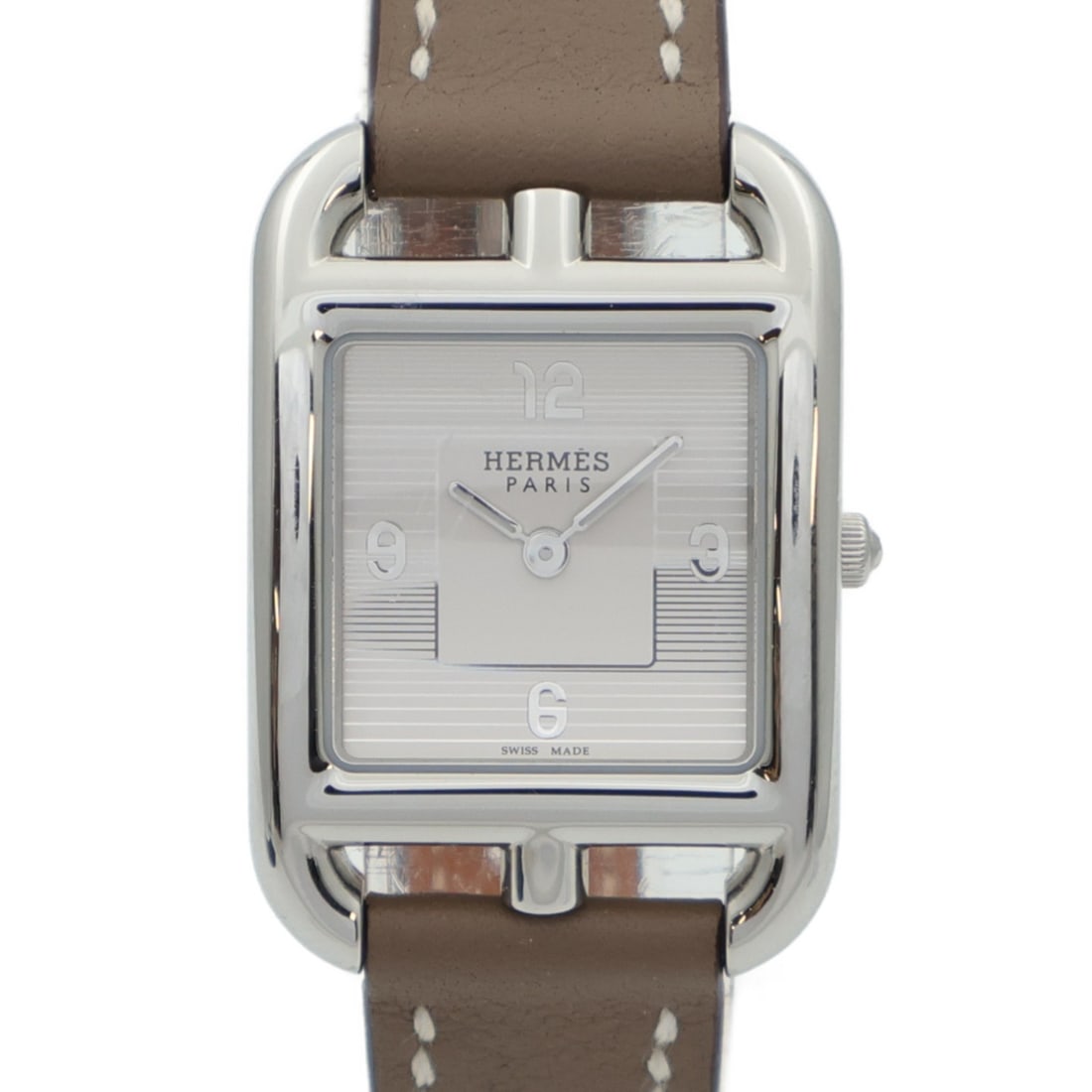 HERMES Cape Cod CC1.210a Silver Quartz Wristwatch Stainless Steel (1 of 18)