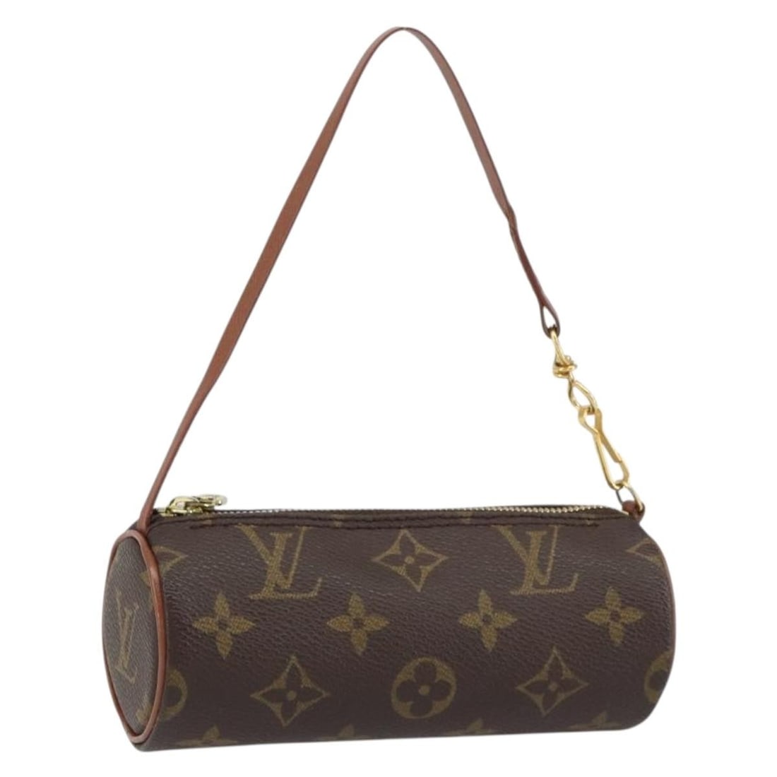 LOUIS VUITTON Monogram Papillon Pouch Authentic BA8506: LOUIS VUITTON Monogram Papillon Pouch Authentic BA8506 Elevate your accessory collection with this authentic LOUIS VUITTON Monogram Papillon Pouch. Crafted from premium Monogram Canvas, this stylish p