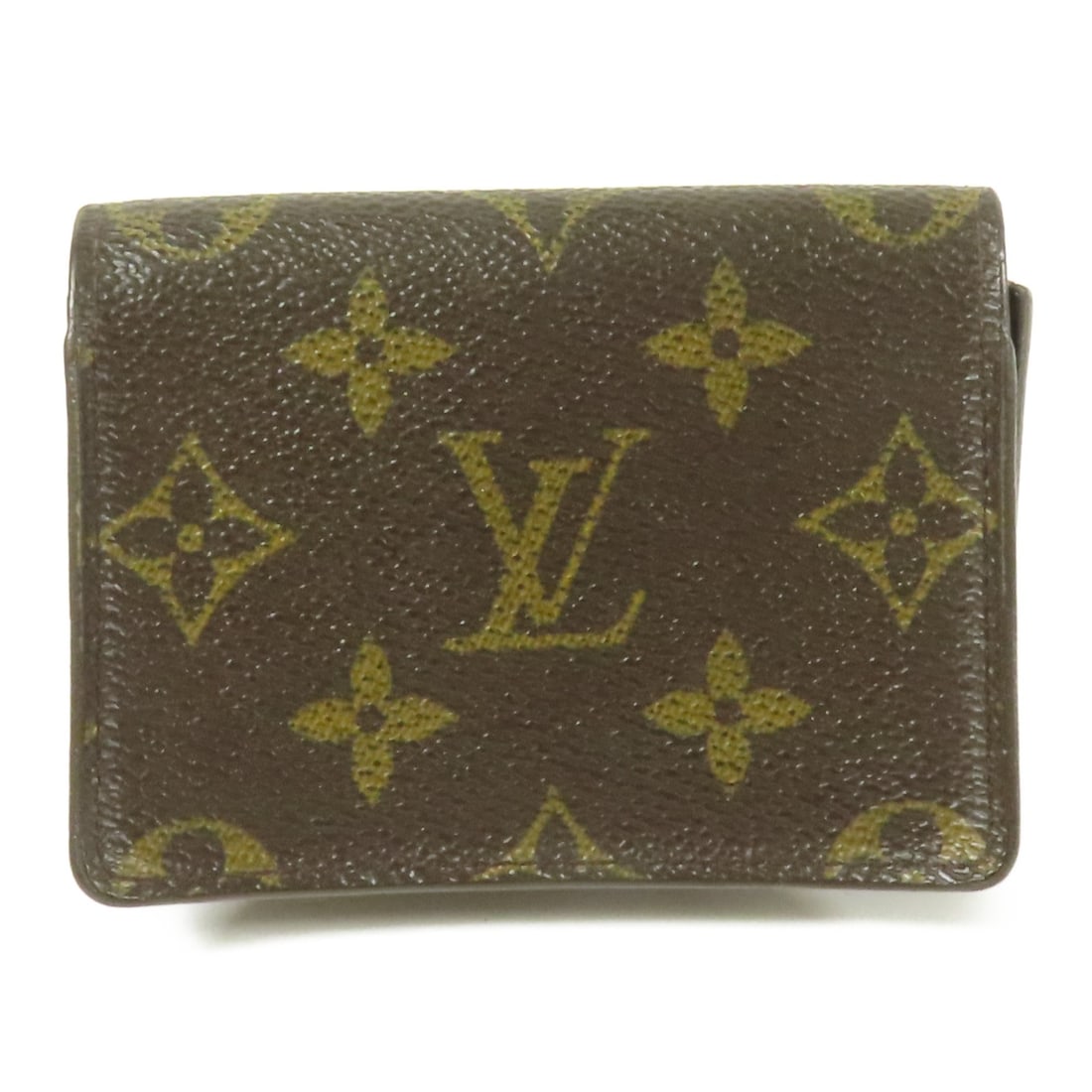 LOUIS VUITTON Monogram Card Case M62920 Brown PVC Canvas: LOUIS VUITTON Monogram Card Case M62920 Brown PVC Canvas This LOUIS VUITTON card case is crafted from high-quality PVC coated canvas, featuring a classic brown monogram design. It is perfect for organ