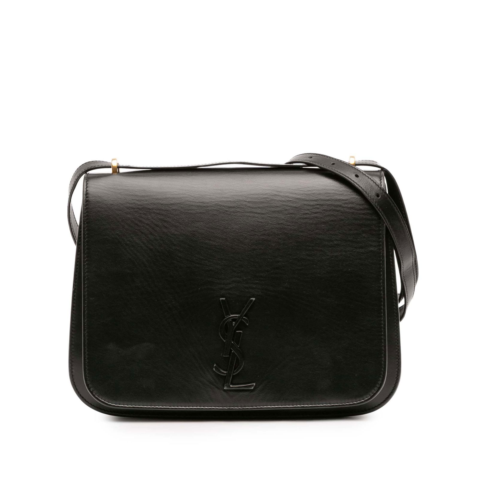 Saint Laurent Black Smooth Calfskin Spontini Crossbody Bag (1 of 12)