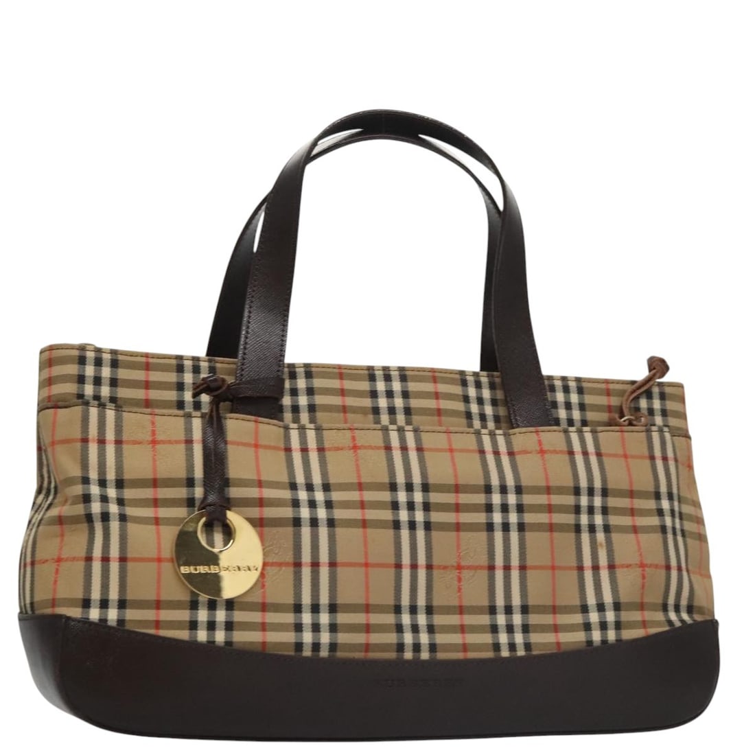 Nova Canvas Tote by Burberry in Beige Check Pattern (1 of 17)